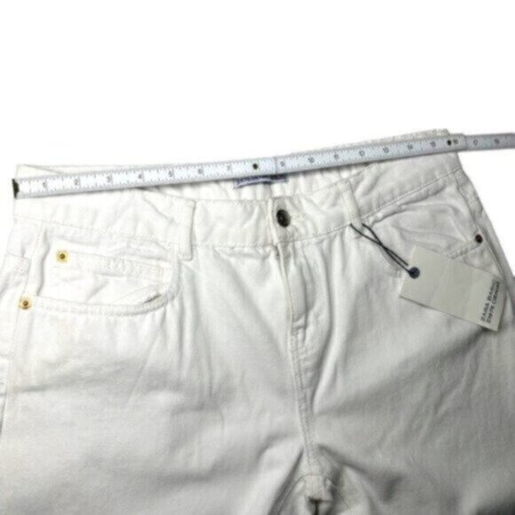 NWT Zara | Women's Pure White Denim Jeans Size 8 - Picture 7 of 7